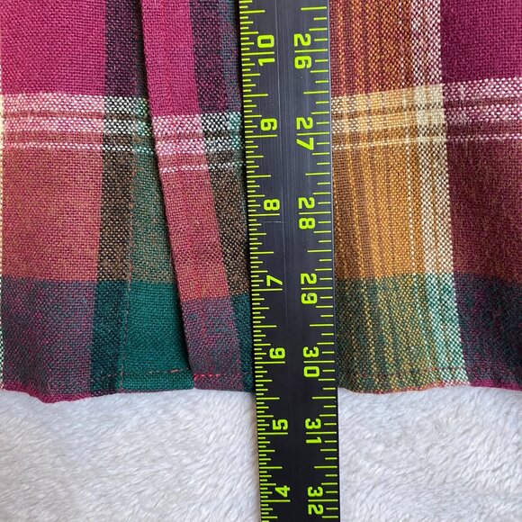 Claybrooke Outdoors Mens Long Sleeve Plaid Shirt M Multicolor Button-Up 100% Acr - Picture 3 of 10